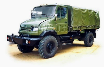 ЗИЛ 4327, поздний.  интересно, кронштейны рессор отличаются от обычного бычка 5331 4х2?